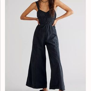Free People After All Ruched One Piece Jumpsuit